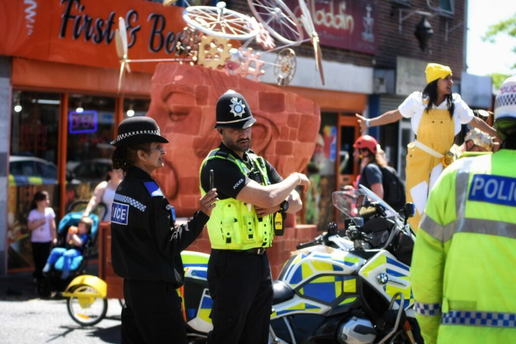Police Officers at a City of Culture event